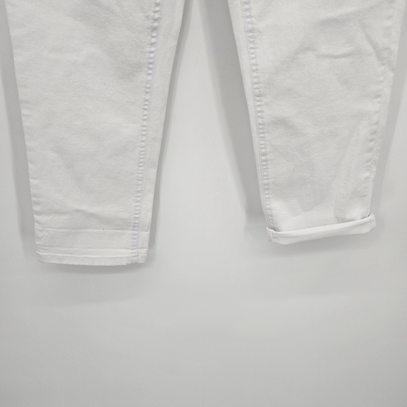 Jones New York White lexington cuff capri jean Style Jmcjb8008m Womens 10 - Picture 3 of 12